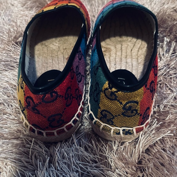 Gucci Rainbow GG Logo Espadrilles - Picture 7 of 8